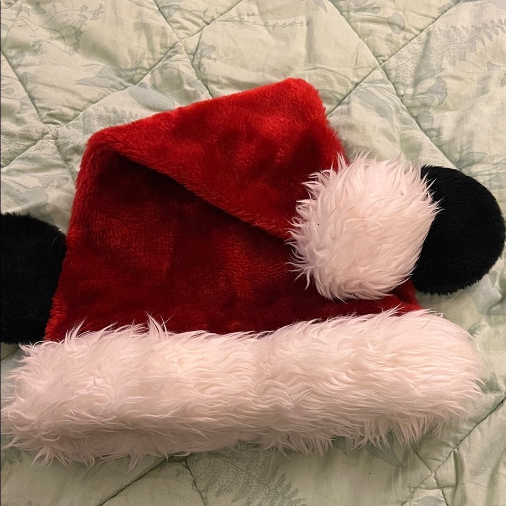 Disney Mickey Mouse Santa hat